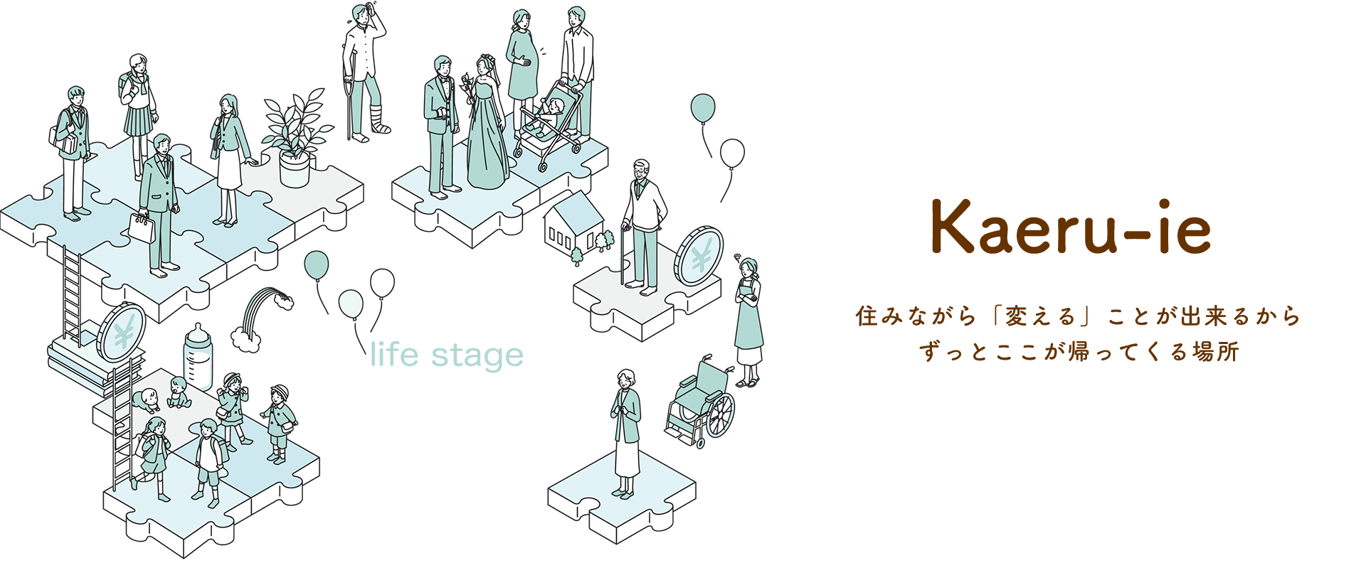 kaeru-ie 住みながら、「変える」ことが出来るから、ずっとここが帰ってくる場所